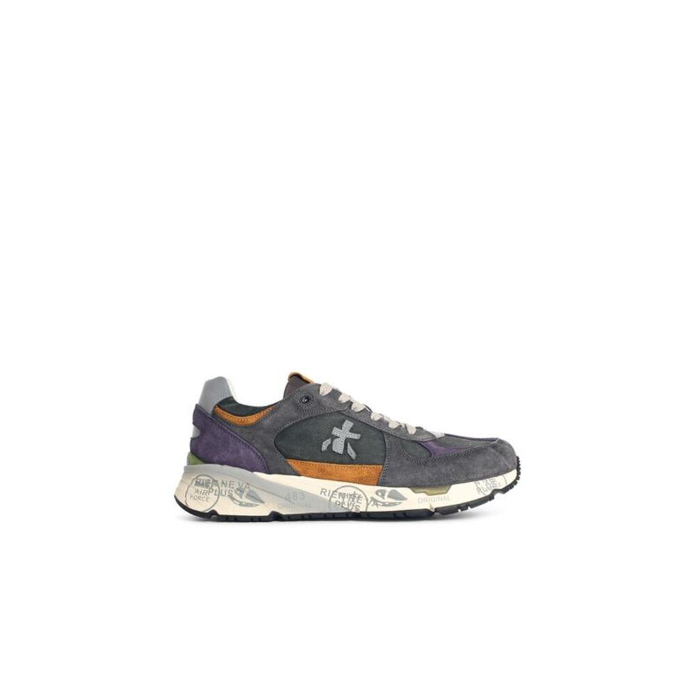 Premiata 'Mase 7868' Grey Suede Blend Sneakers Men